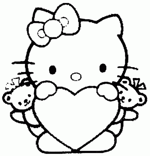 Desenho gratuito Hello Kitty #37070 da colecao Anime e Mangá para imprimir