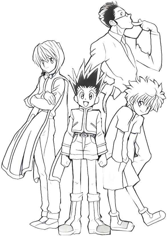 Desenho gratuito Hunter x Hunter #201209 da colecao Anime e Mangá para imprimir