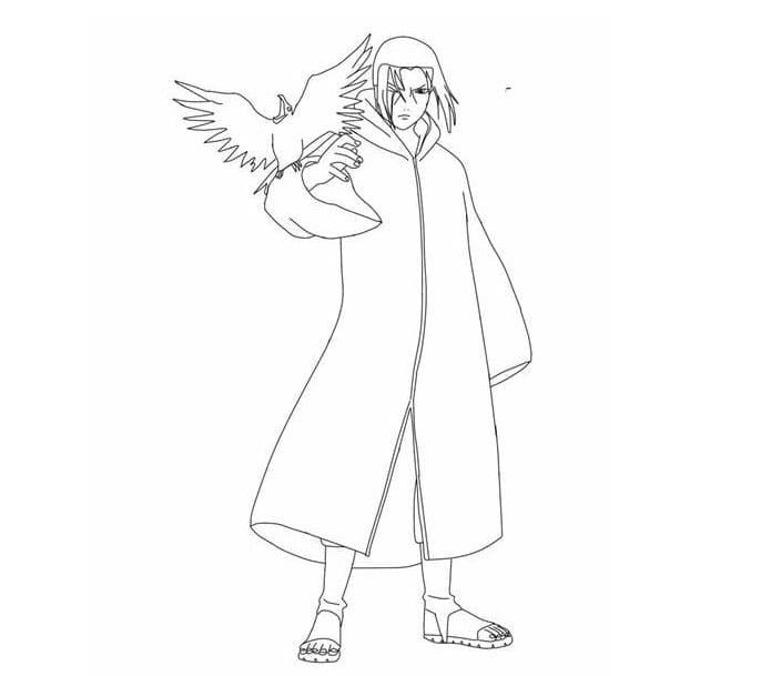 Desenho gratuito Itachi #172602 da colecao Anime e Mangá para imprimir