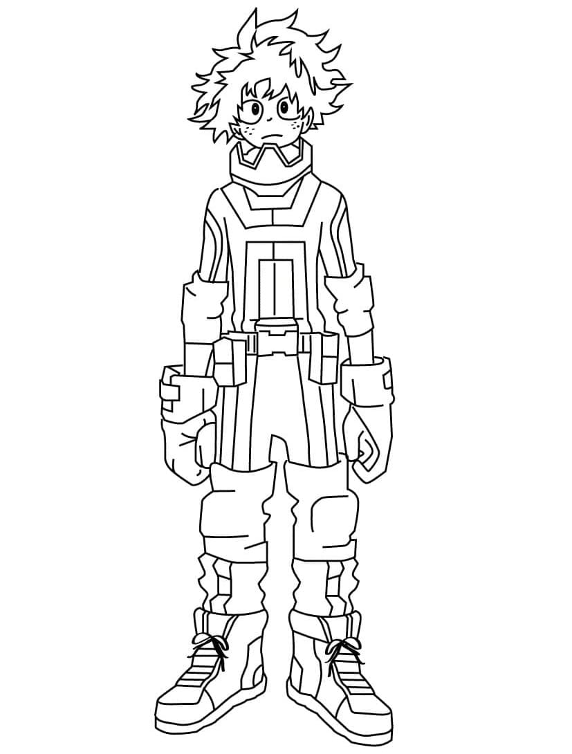 Desenho gratuito Izuku Midoriya #219709 da colecao Anime e Mangá para imprimir