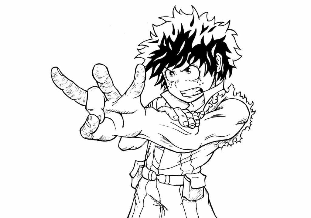 Desenho gratuito Izuku Midoriya #219718 da colecao Anime e Mangá para imprimir
