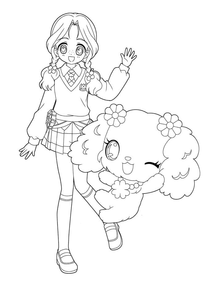 Desenho gratuito Jewelpet #195881 da colecao Anime e Mangá para imprimir