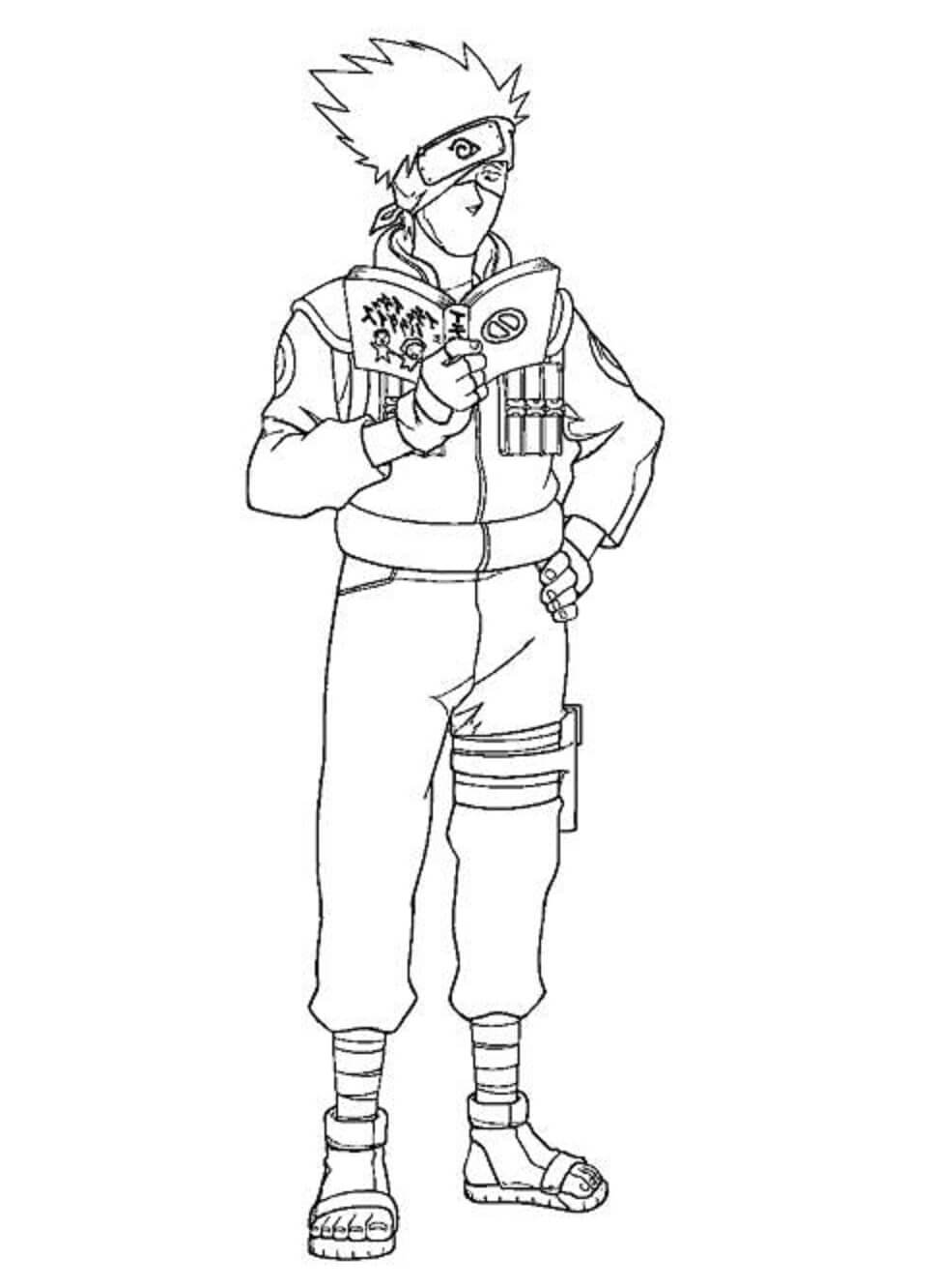 Desenho gratuito Kakashi #172251 da colecao Anime e Mangá para imprimir