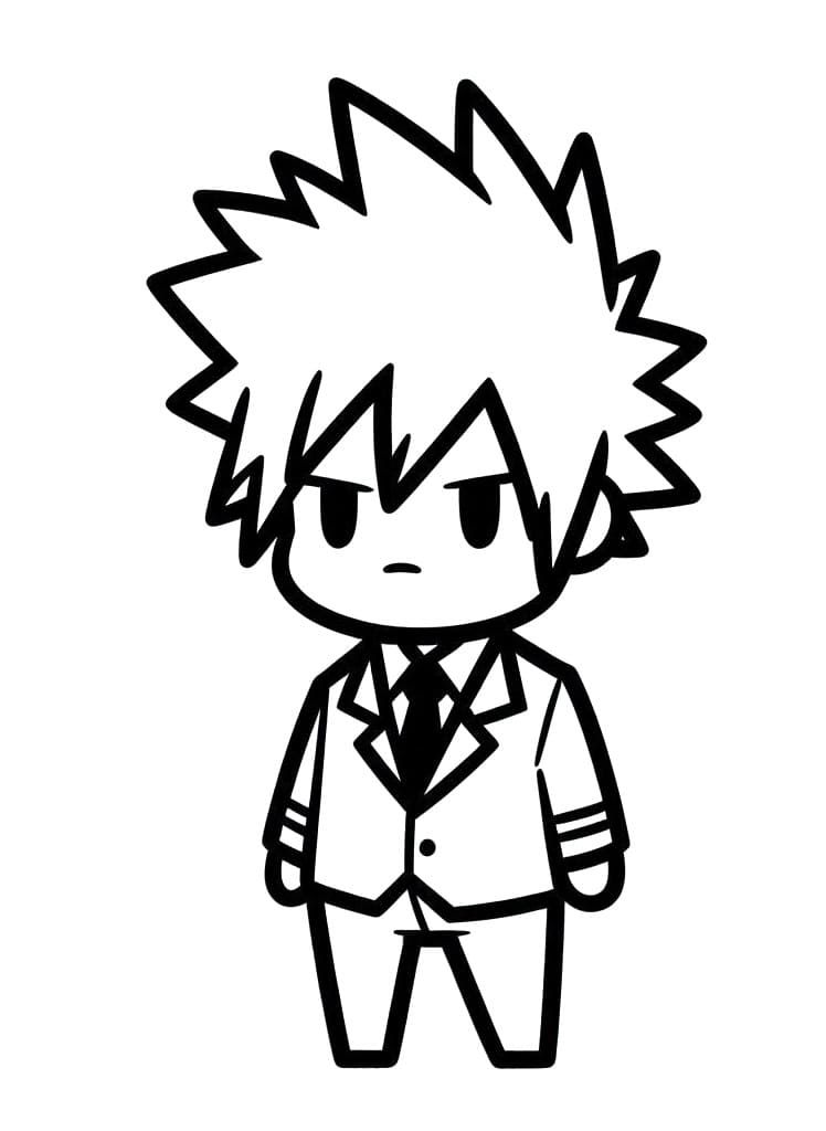 Desenho gratuito Katsuki Bakugo #217088 da colecao Anime e Mangá para imprimir