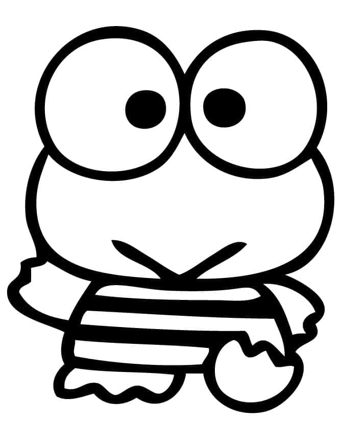 Desenho gratuito Keroppi #213349 da colecao Anime e Mangá para imprimir