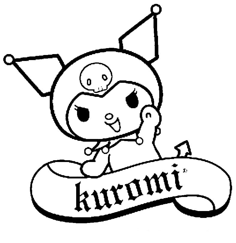 Desenho gratuito Kuromi #219570 da colecao Anime e Mangá para imprimir