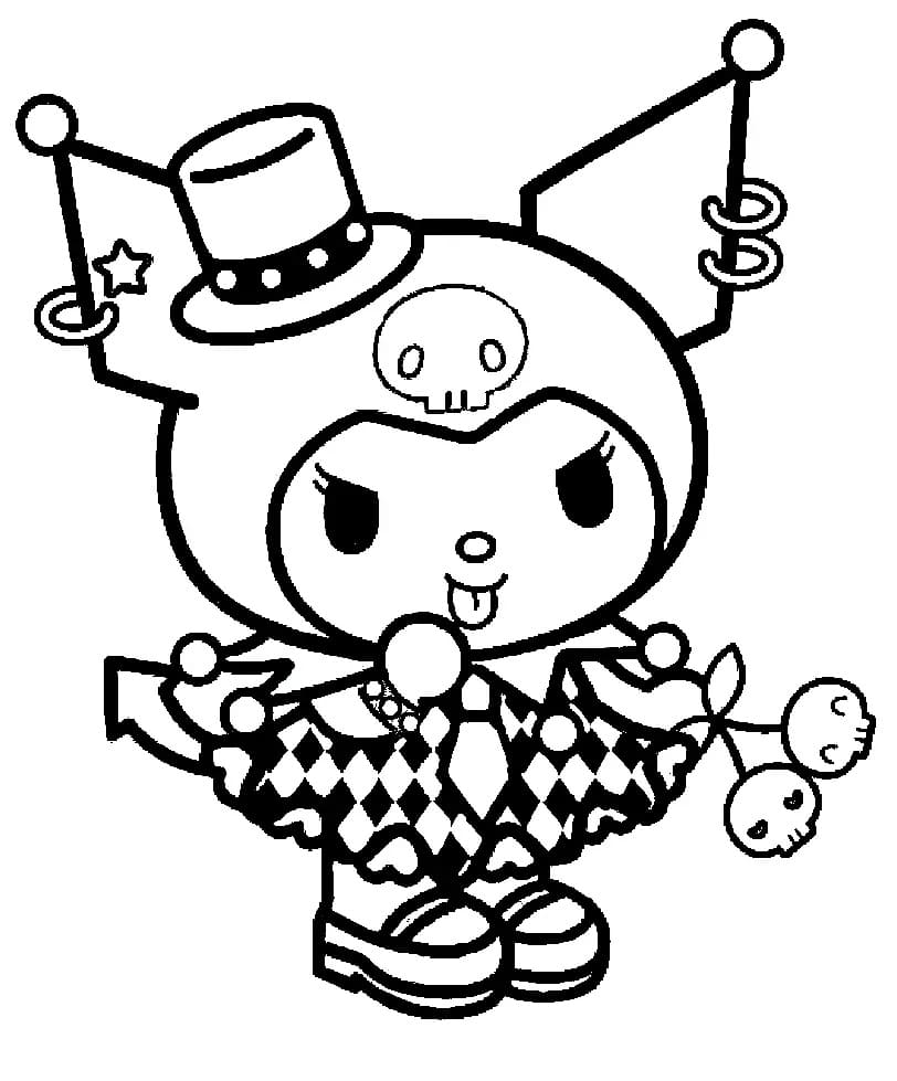 Desenho gratuito Kuromi #219572 da colecao Anime e Mangá para imprimir