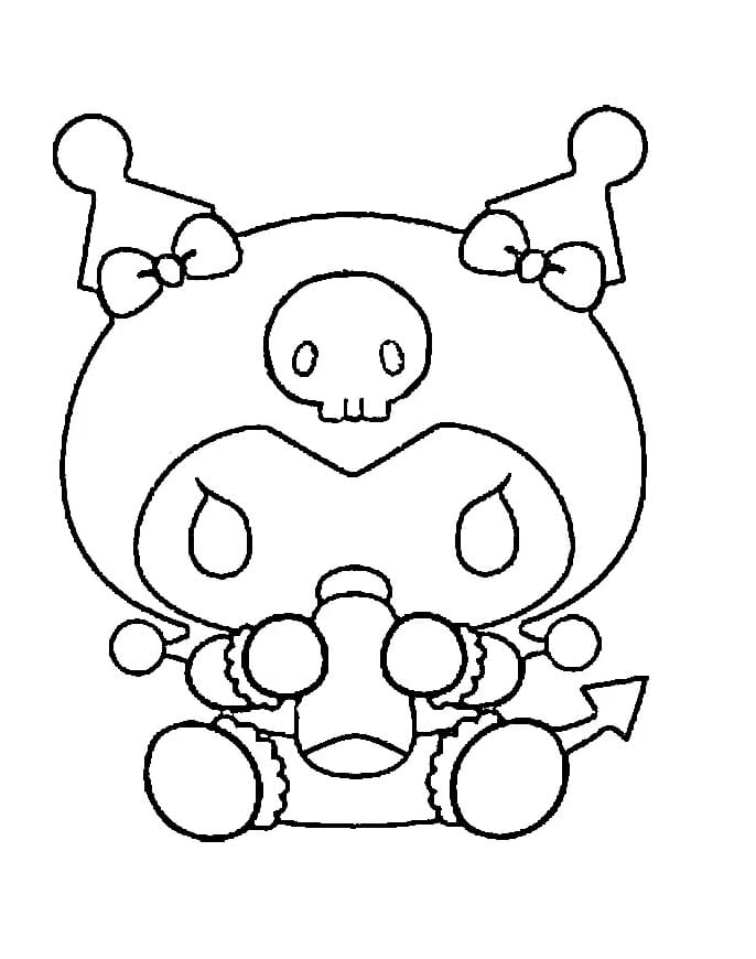 Desenho gratuito Kuromi #219577 da colecao Anime e Mangá para imprimir
