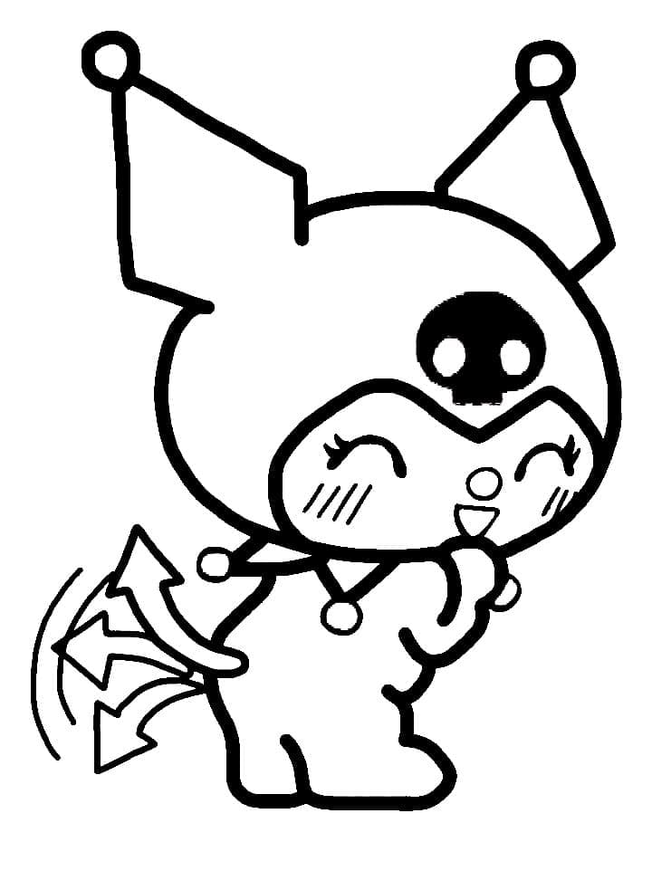 Desenho gratuito Kuromi #219586 da colecao Anime e Mangá para imprimir
