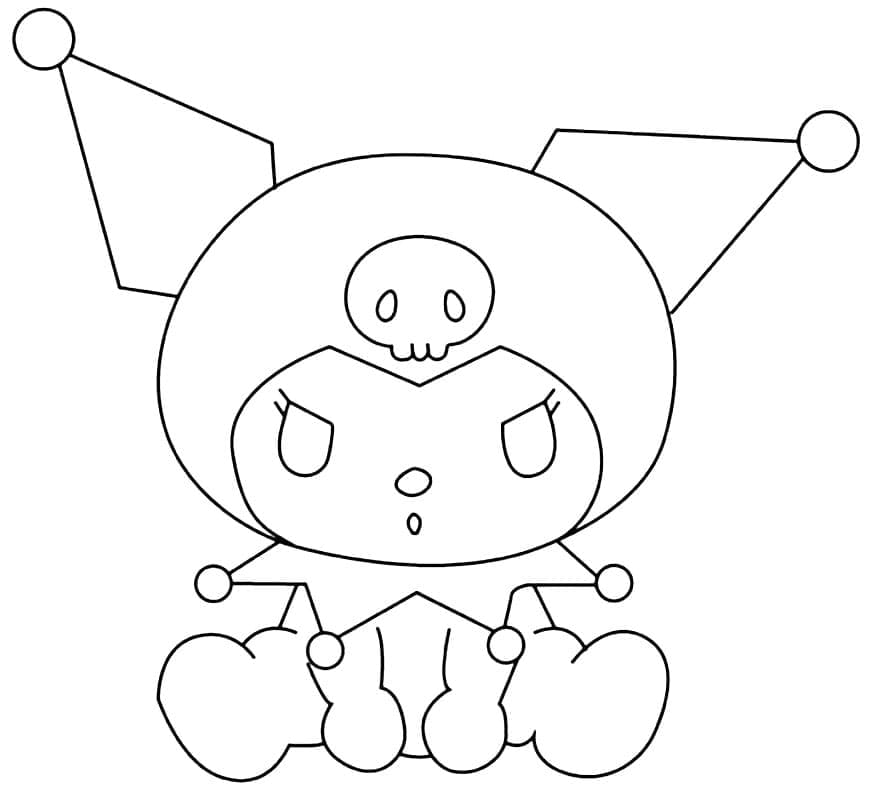 Desenho gratuito Kuromi #219591 da colecao Anime e Mangá para imprimir