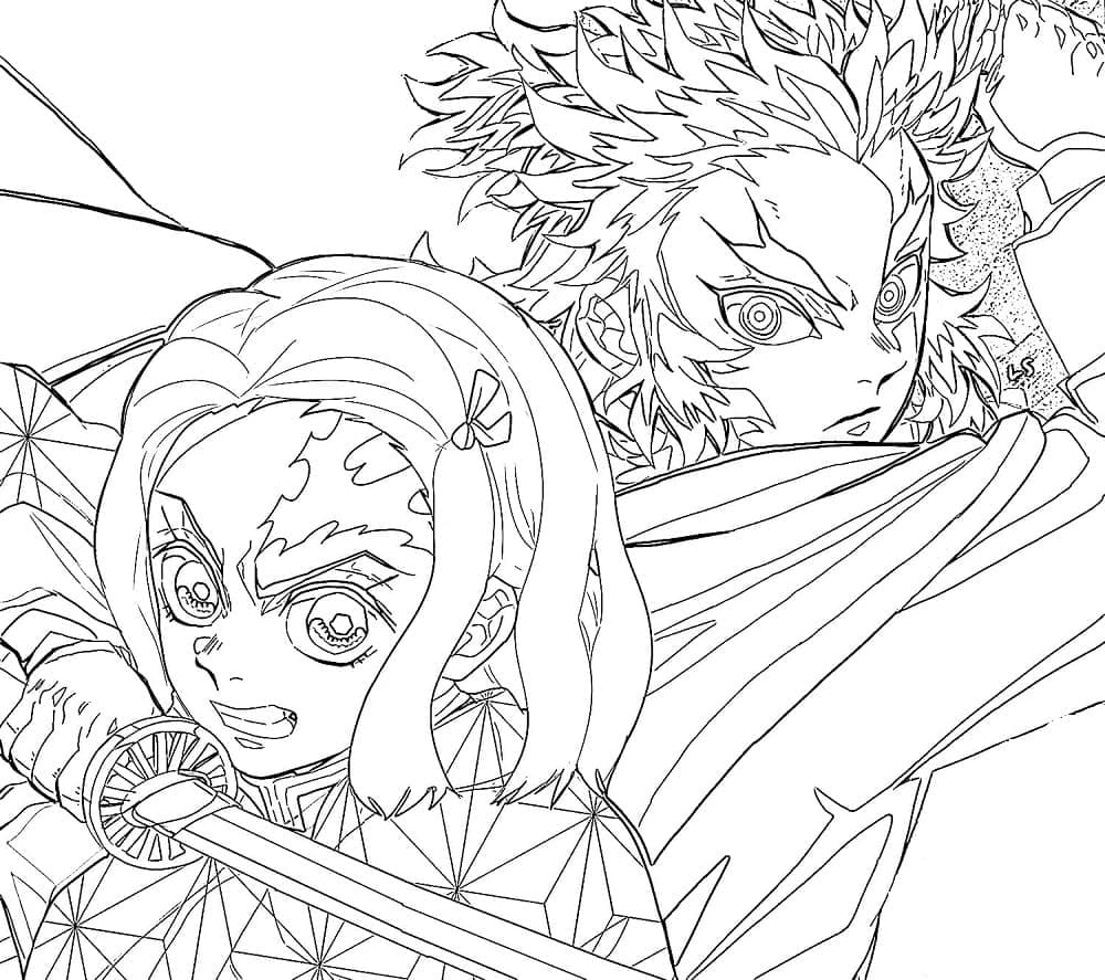 Desenho gratuito Kyojuro Rengoku #220437 da colecao Anime e Mangá para imprimir