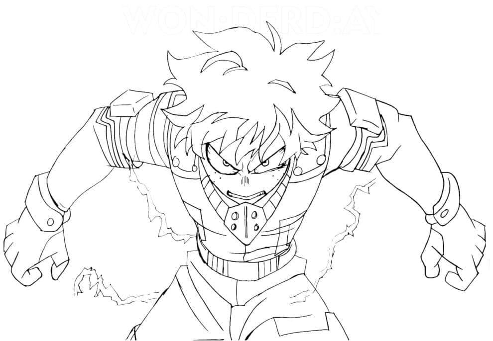 Desenho gratuito My Hero Academia #176000 da colecao Anime e Mangá para imprimir