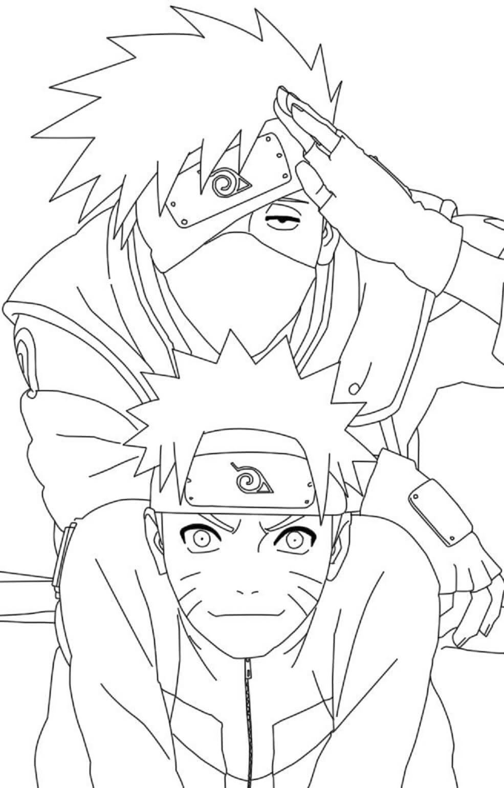 Desenho de Naruto #171464 para colorir, da coleção Anime e Mangá, imprimível grátis