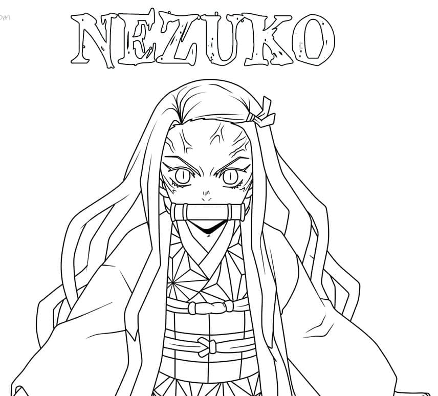 Desenho gratuito Nezuko #182841 da colecao Anime e Mangá para imprimir