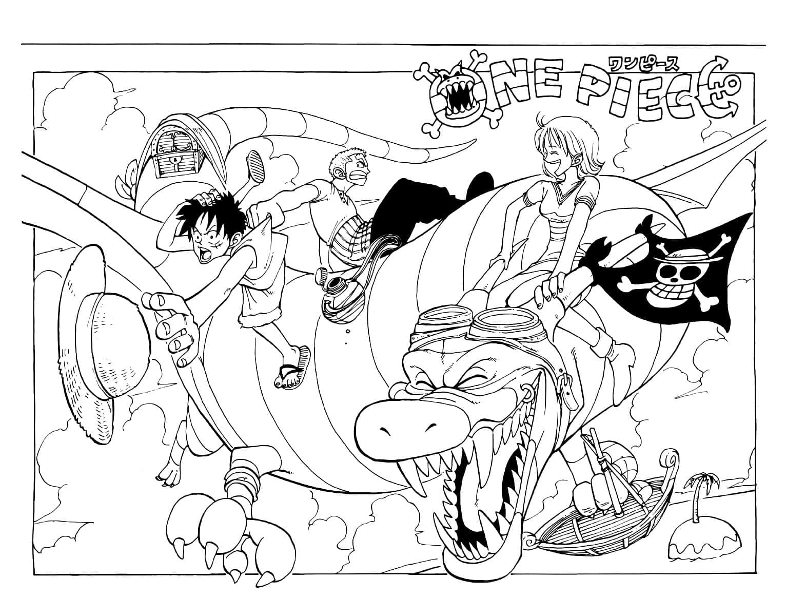Desenho gratuito One Piece #215173 da colecao Anime e Mangá para imprimir