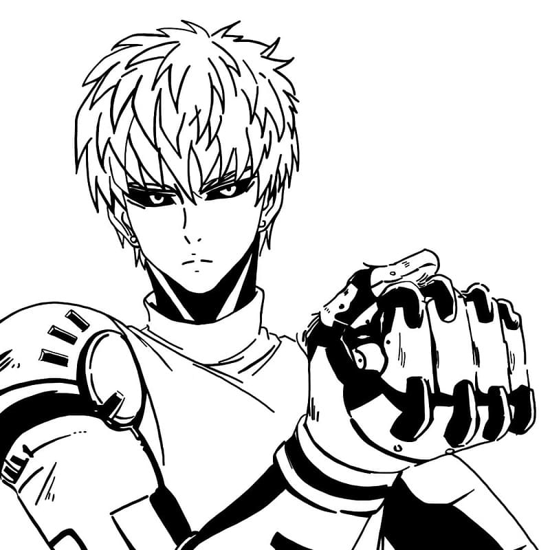 Desenho gratuito One Punch Man #183042 da colecao Anime e Mangá para imprimir