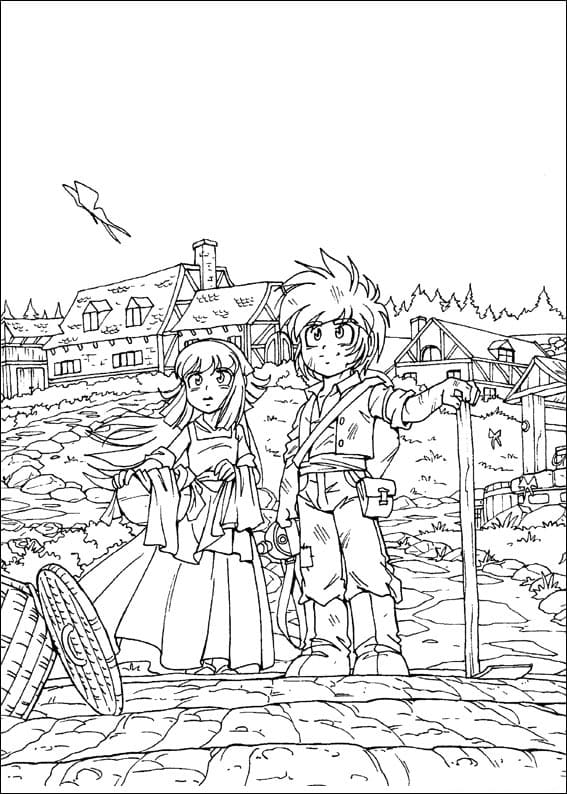 Desenho gratuito Os Lendários #214558 da colecao Anime e Mangá para imprimir
