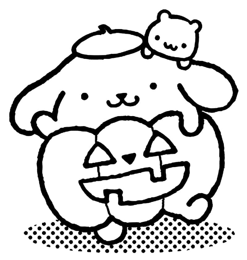 Desenho gratuito Pompompurin #211464 da colecao Anime e Mangá para imprimir