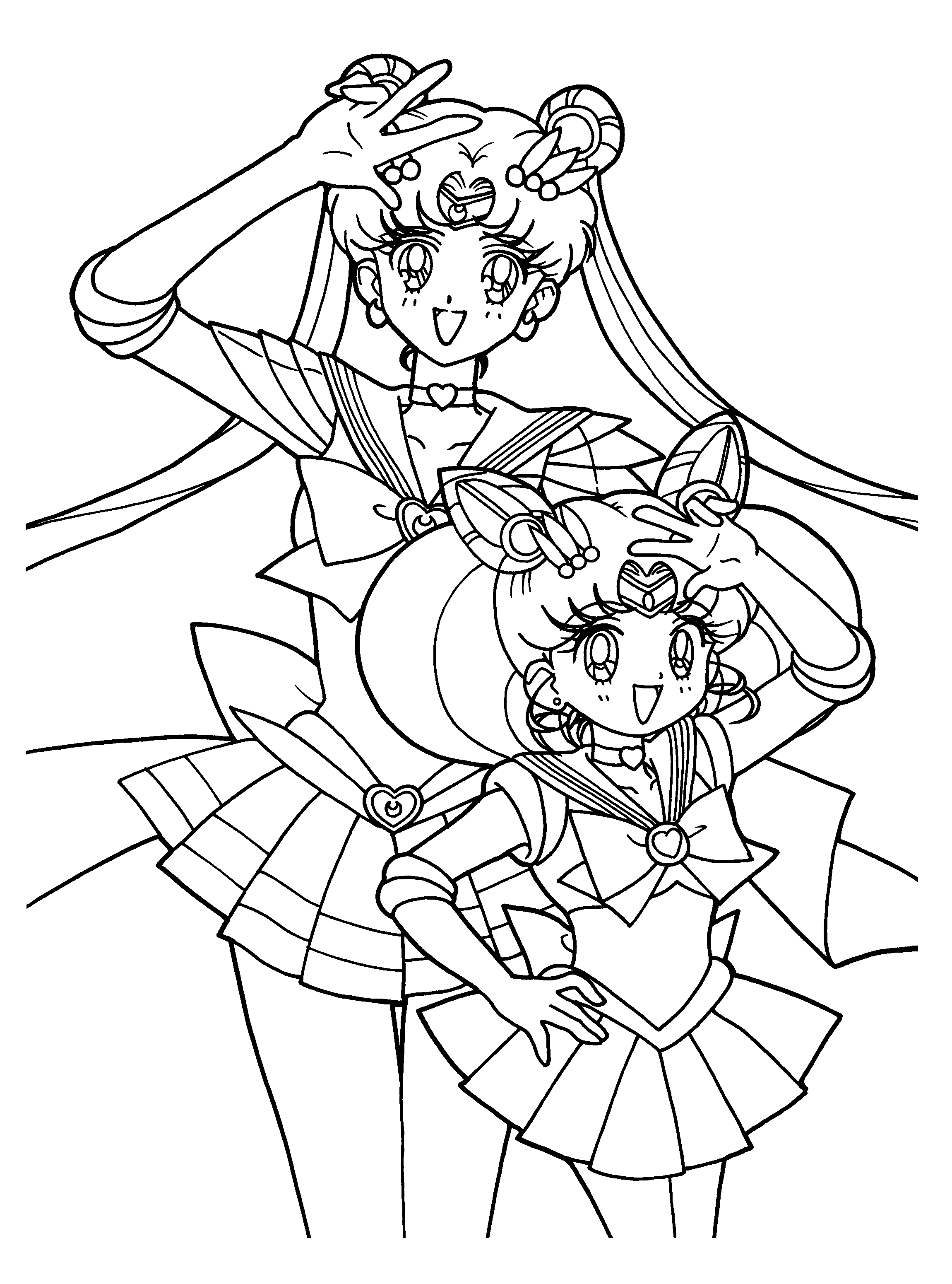 Desenho gratuito Sailor Moon #50260 da colecao Anime e Mangá para imprimir