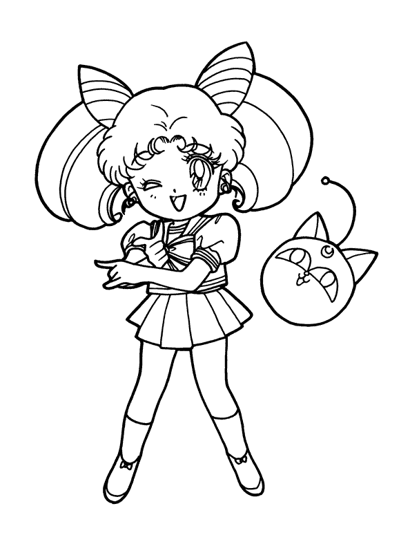 Desenho gratuito Sailor Moon #50372 da colecao Anime e Mangá para imprimir
