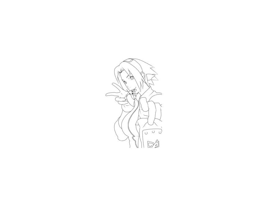 Desenho gratuito Sakura Haruno #179923 da colecao Anime e Mangá para imprimir