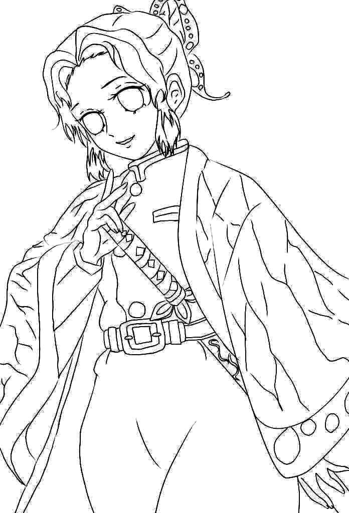 Desenho grátis de Shinobu Kocho #219312 para crianças e adultos, coleção Anime e Mangá