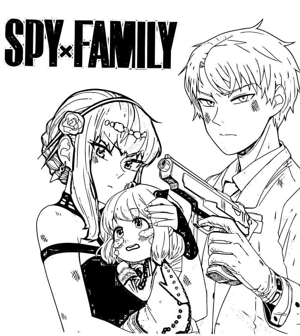 Desenho gratuito Spy x Family #182897 da colecao Anime e Mangá para imprimir