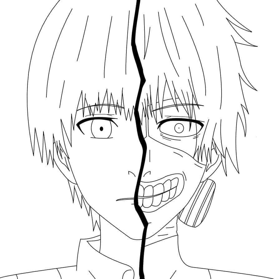 Desenho gratuito Tokyo Ghoul #183111 da colecao Anime e Mangá para imprimir
