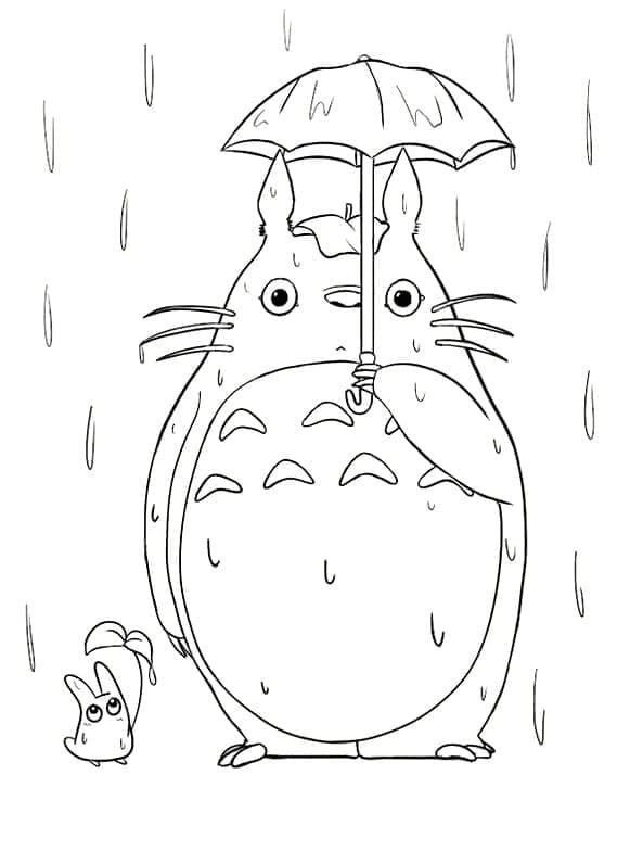 Desenho gratuito Totoro #180155 da colecao Anime e Mangá para imprimir
