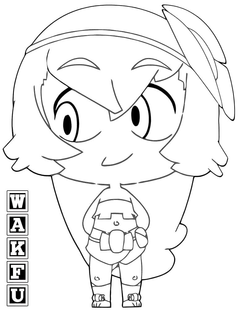 Atividade criativa: desenho de Wakfu #212687 para colorir da coleção Anime e Mangá