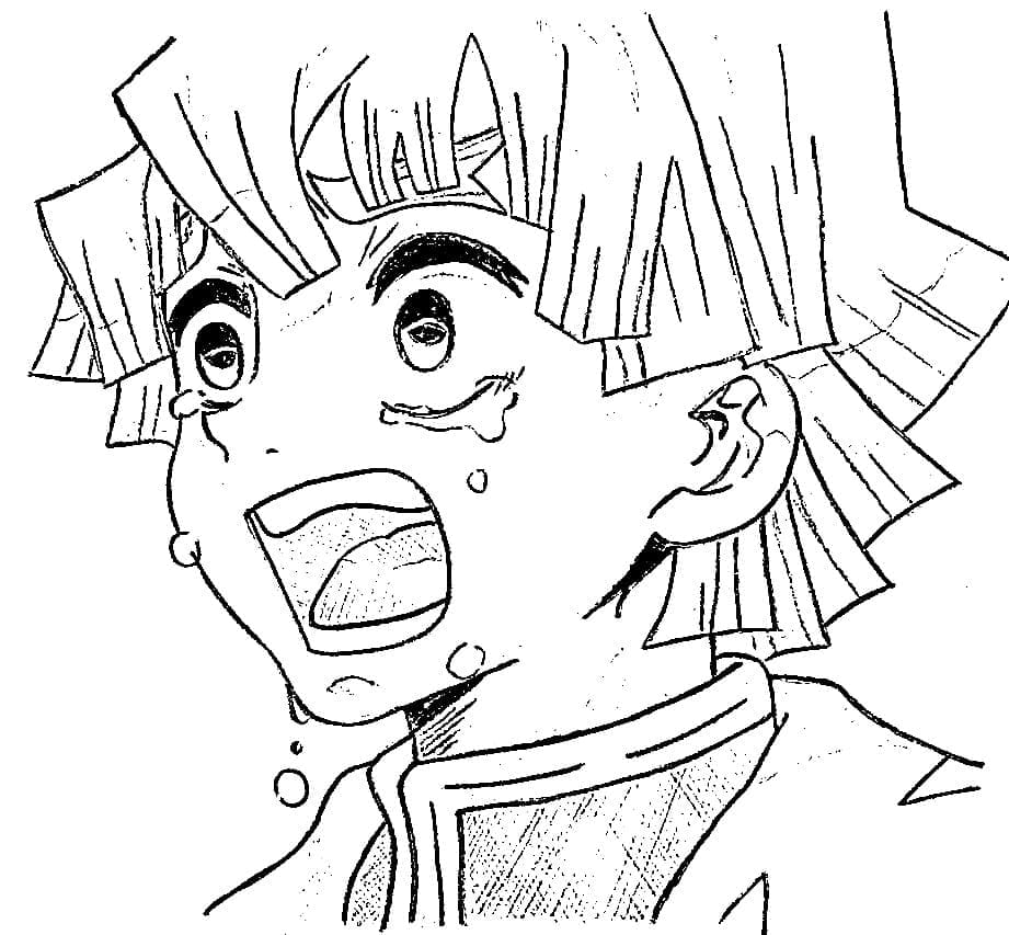 Desenho gratuito Zenitsu #214125 da colecao Anime e Mangá para imprimir