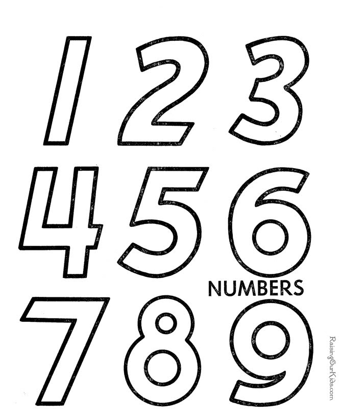 Desenho gratuito Números #125275 da colecao Aprendizado e Educação para imprimir