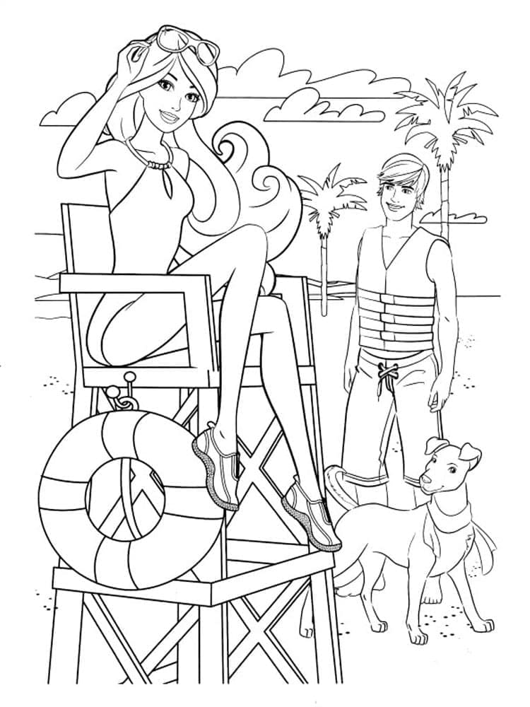 Desenho gratuito Barbie #214767 da colecao Brinquedos e Jogos para imprimir