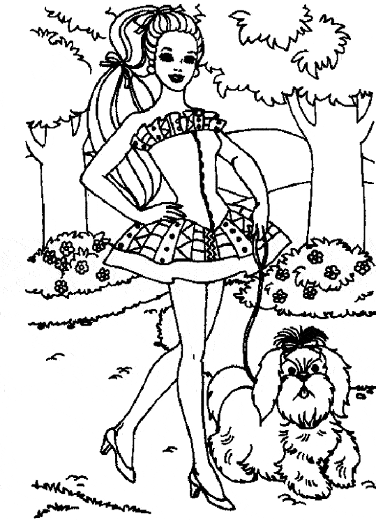 Desenho gratuito Barbie #27572 da colecao Brinquedos e Jogos para imprimir