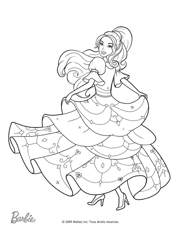 Desenho gratuito Barbie #27666 da colecao Brinquedos e Jogos para imprimir