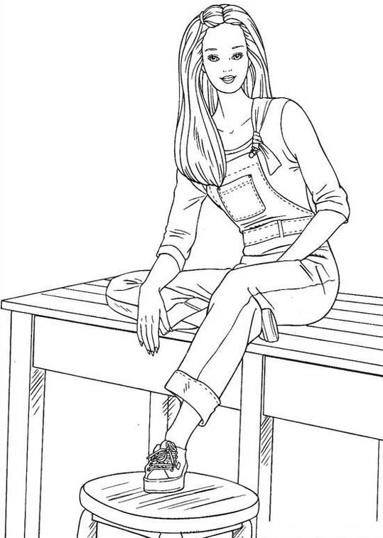 Desenho gratuito Barbie #27785 da colecao Brinquedos e Jogos para imprimir