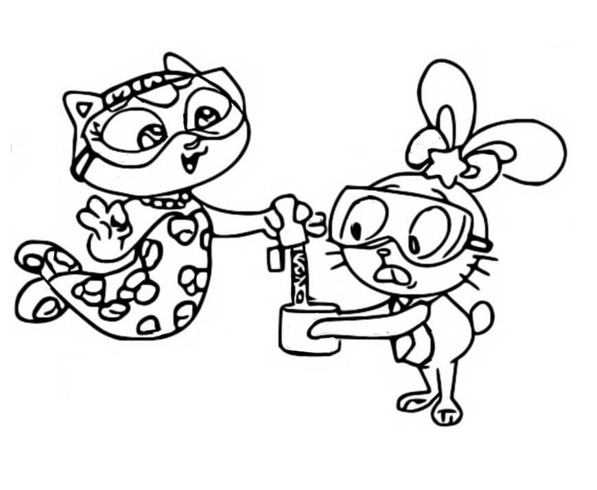 Desenho gratuito Casa de Bonecas da Gabby #181025 da colecao Brinquedos e Jogos para imprimir