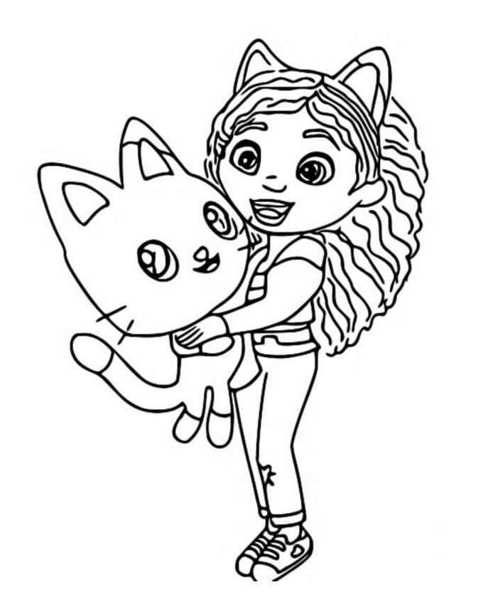 Desenho gratuito Casa de Bonecas da Gabby #181039 da colecao Brinquedos e Jogos para imprimir