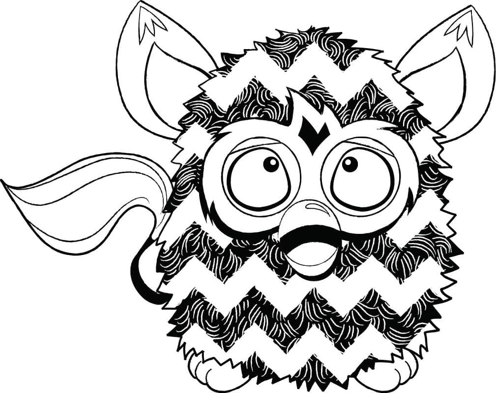Página para colorir: Furby (Brinquedos e Jogos) #218551 - Páginas para Colorir Imprimíveis Gratuitamente