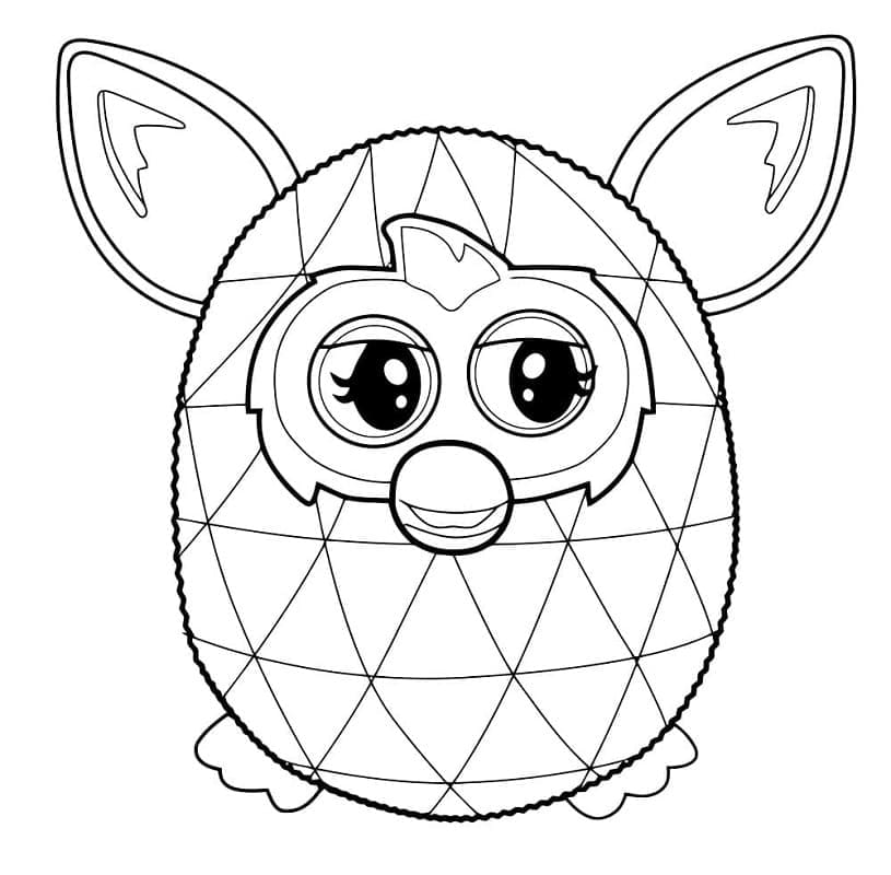 Página para colorir: Furby (Brinquedos e Jogos) #218557 - Páginas para Colorir Imprimíveis Gratuitamente