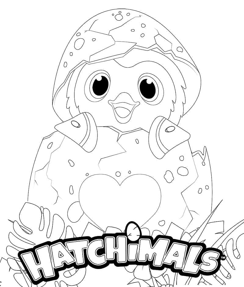 Desenho gratuito Hatchimals #196733 da colecao Brinquedos e Jogos para imprimir