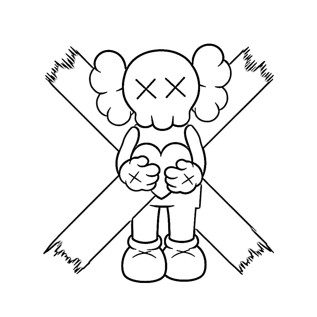 Desenho gratuito KAWS #219619 da colecao Brinquedos e Jogos para imprimir Desenho gratuito KAWS #219619 da colecao Brinquedos e Jogos para imprimir