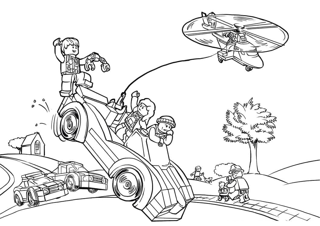 Desenho gratuito LEGO City #200459 da colecao Brinquedos e Jogos para imprimir