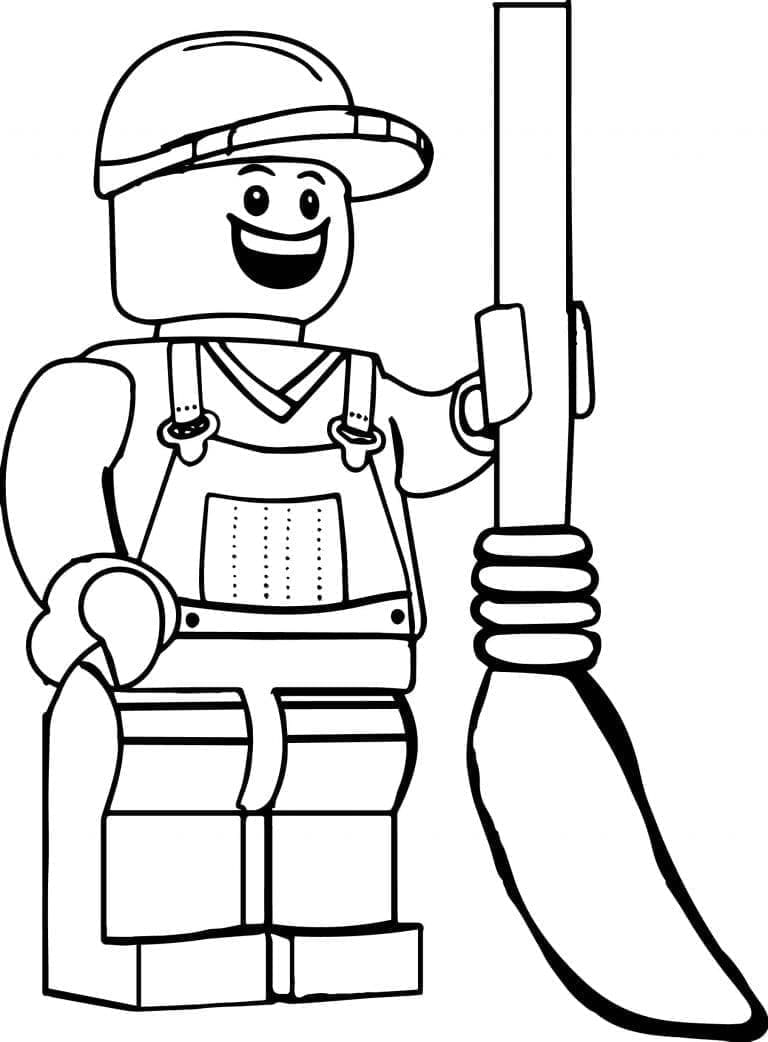 Desenho gratuito LEGO City #200480 da colecao Brinquedos e Jogos para imprimir