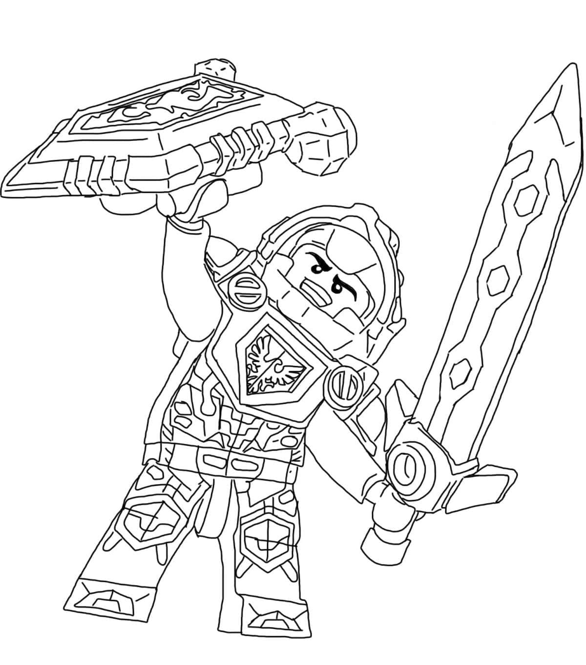 Desenho de LEGO Nexo Knights #199183 para colorir, da coleção Brinquedos e Jogos, imprimível grátis Desenho de LEGO Nexo Knights #199183 para colorir, da coleção Brinquedos e Jogos, imprimível grátis