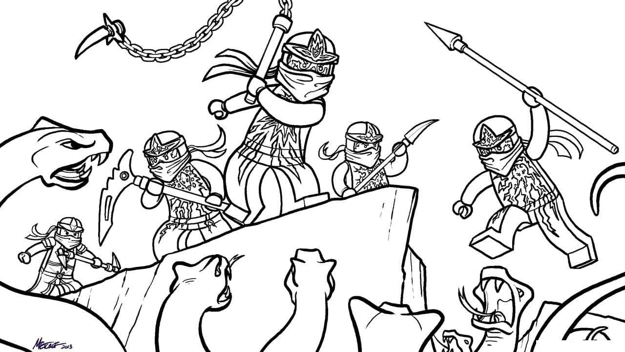 Ilustração de LEGO Ninjago #171095 para colorir, parte da coleção Brinquedos e Jogos Ilustração de LEGO Ninjago #171095 para colorir, parte da coleção Brinquedos e Jogos