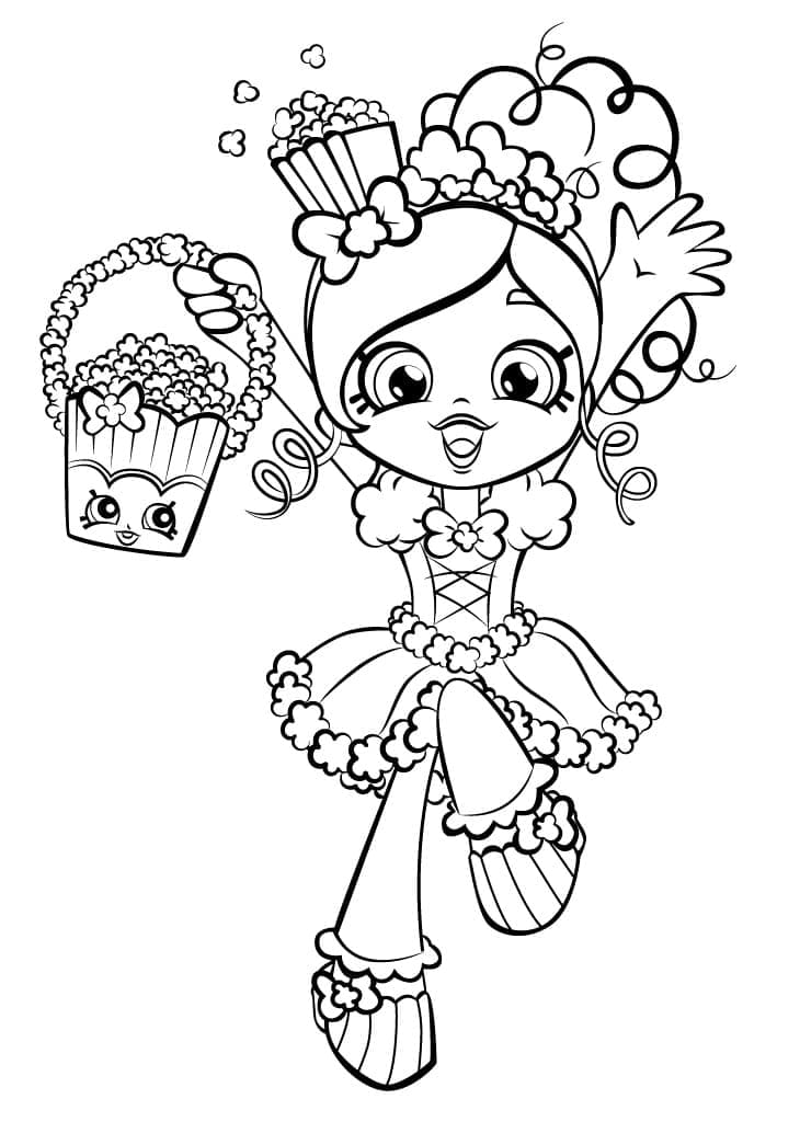 Desenho gratuito Shoppies Dolls #199249 da colecao Brinquedos e Jogos para imprimir