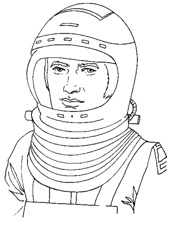 Página para colorir: Astronauta (Carreiras e Profissões) #87604 - Páginas para Colorir Imprimíveis Gratuitamente