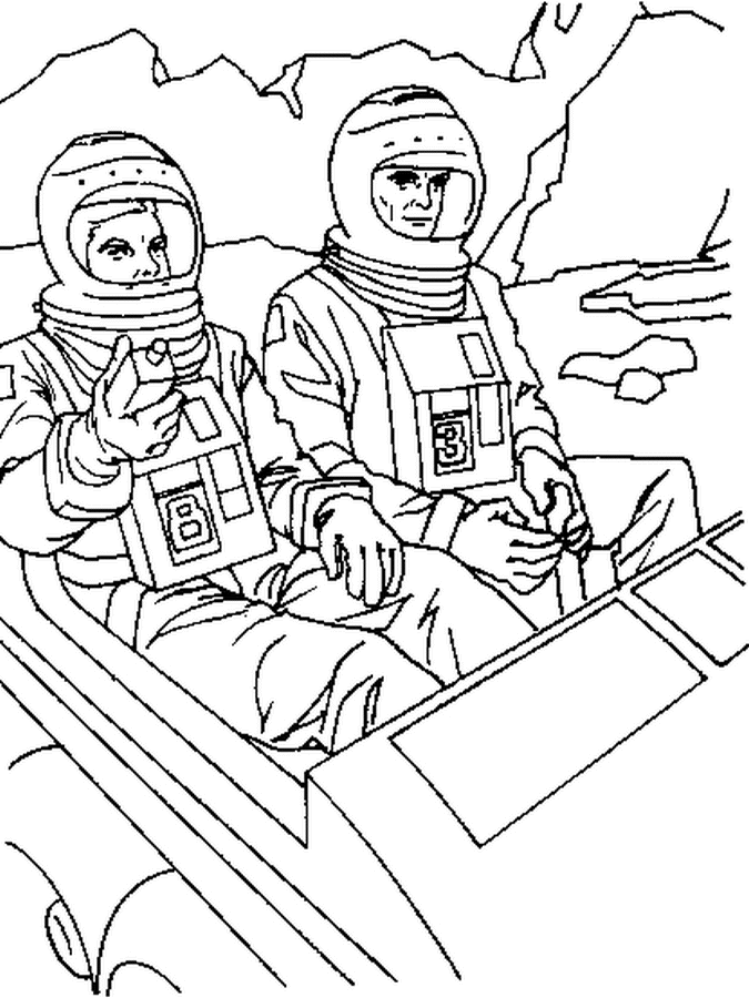 Página para colorir: Astronauta (Carreiras e Profissões) #87606 - Páginas para Colorir Imprimíveis Gratuitamente