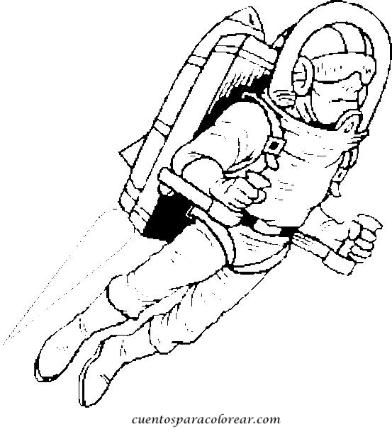 Página para colorir: Astronauta (Carreiras e Profissões) #87646 - Páginas para Colorir Imprimíveis Gratuitamente